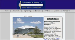 Desktop Screenshot of dallasdoor.com